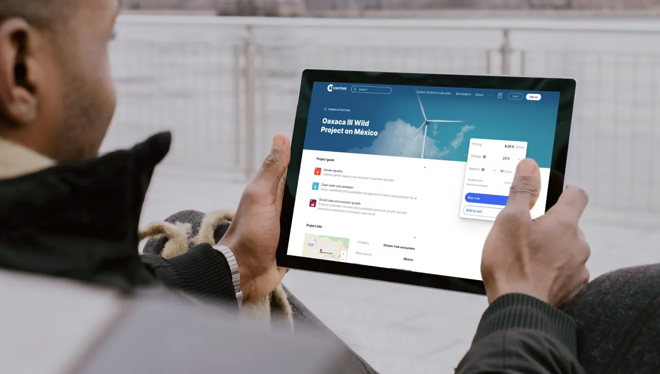 ClimateTrade screenshot 1