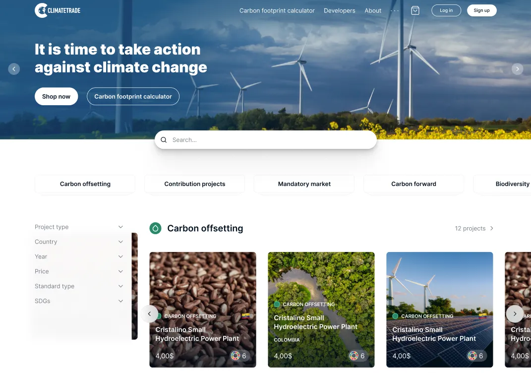 ClimateTrade screenshot 2