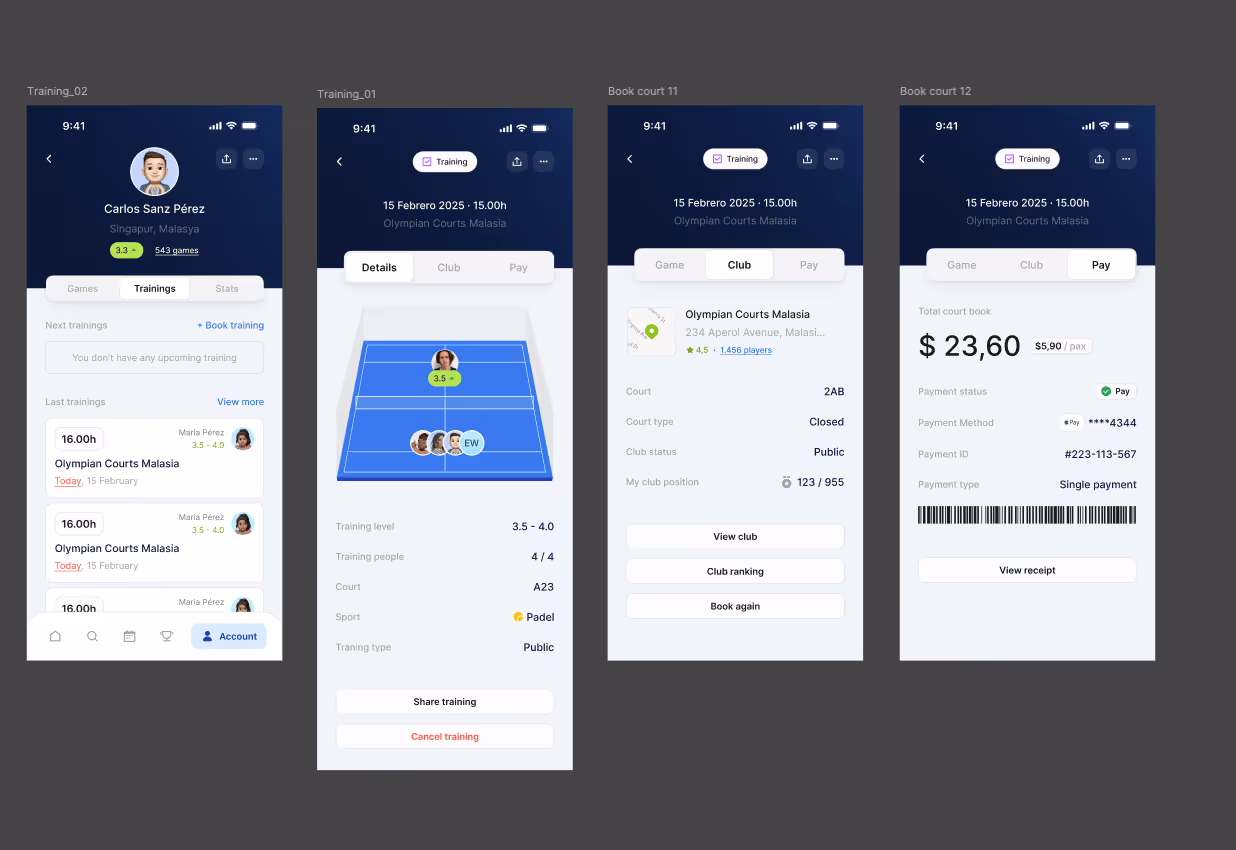 RacketPulse screenshot 2